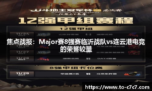 焦点战报：Major赛8强赛临沂战队vs连云港电竞的荣誉较量